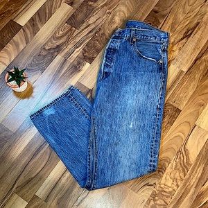 Levi’s 501 S40196💥Pre-Owned/Grunge look💥Men’s Jeans Button Fly💥36x30 (A3)